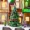 Glitzhome® 13.75" Lighted Christmas Train station Resin Village with Movement and Music